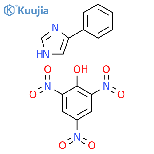 1H-Imidazole, 4-phenyl-, compd. with 2,4,6-trinitrophenol (1:1) structure