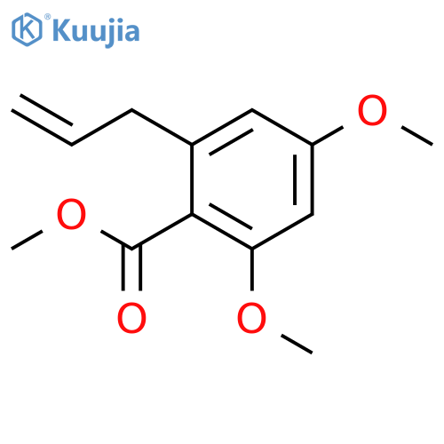 Benzoic acid, 2,4-dimethoxy-6-(2-propenyl)-, methyl ester structure
