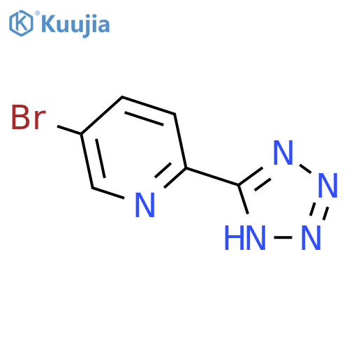 5-Bromo-2-(1H-tetrazol-5-yl)pyridine structure