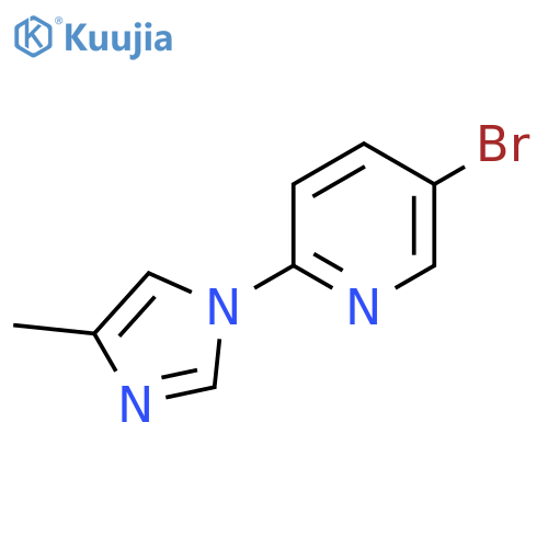 5-Bromo-2-(4-methyl-1H-imidazol-1-yl)-Pyridine structure