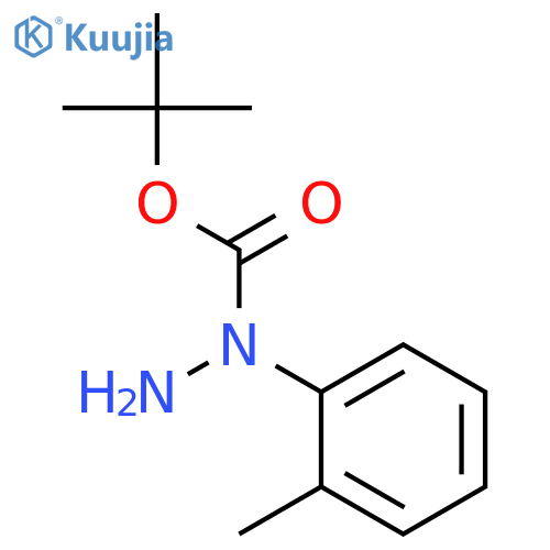 HYDRAZINECARBOXYLIC ACID, 1-(2-METHYLPHENYL)-, 1,1-DIMETHYLETHYL ESTER structure