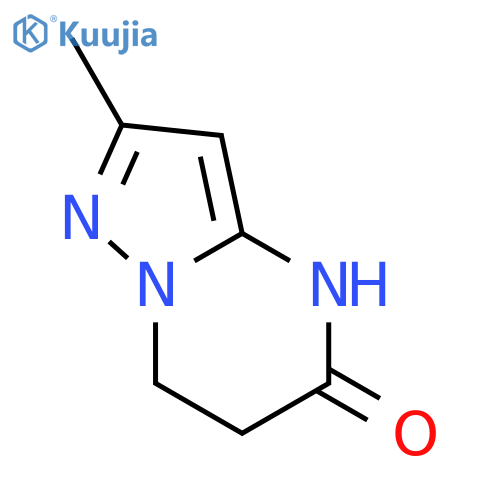 2-methyl-4H,5H,6H,7H-pyrazolo1,5-apyrimidin-5-one structure
