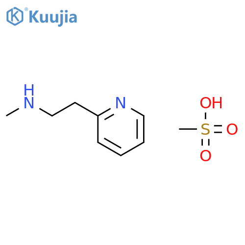 N-Methyl-2-(2-pyridyl)ethylamine methanesulfonate structure