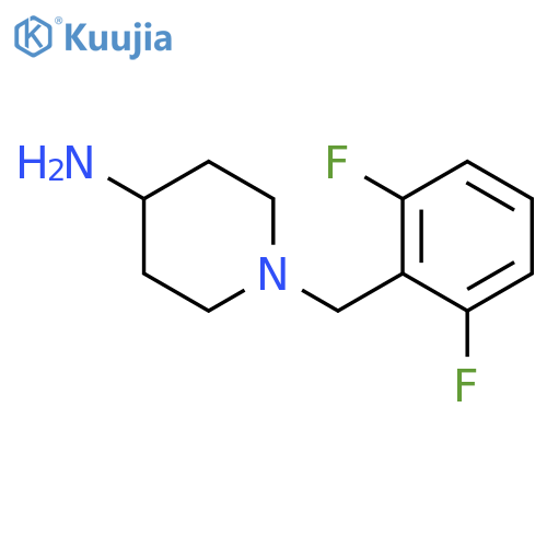 4-Piperidinamine, 1-[(2,6-difluorophenyl)methyl]- structure