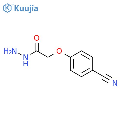2-(4-cyanophenoxy)acetohydrazide structure