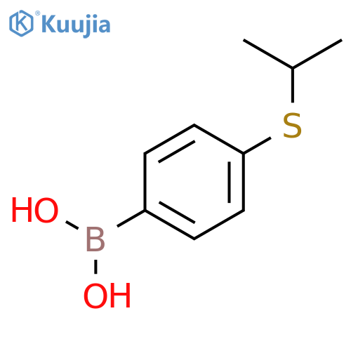 (p-Isopropylthiophenyl)boronic Acid structure