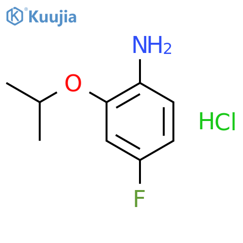 4-Fluoro-2-isopropoxyaniline hydrochloride structure