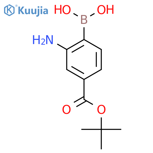 (4-BOC-AMINOPHENYL)BORONIC ACID structure