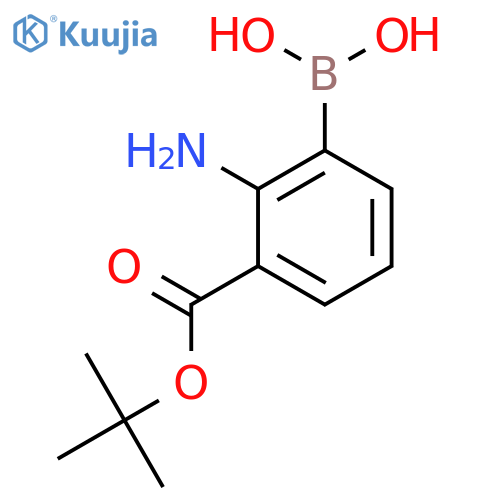 3-(N-Boc-amino)phenylboronic acid structure
