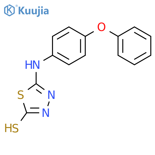 5-(4-Phenoxyphenyl)amino-1,3,4-thiadiazole-2-thiol structure