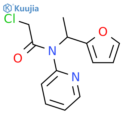 2-Chloro-N-1-(Furan-2-Yl)Ethyl-N-(Pyridin-2-Yl)Acetamide structure