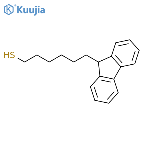 9H-Fluorene-9-hexanethiol structure