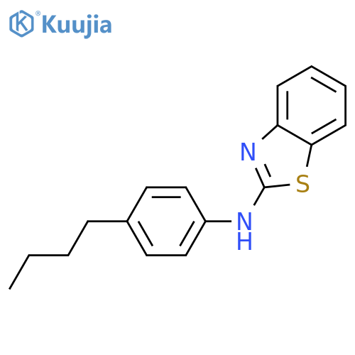 N-(4-butylphenyl)-1,3-benzothiazol-2-amine structure