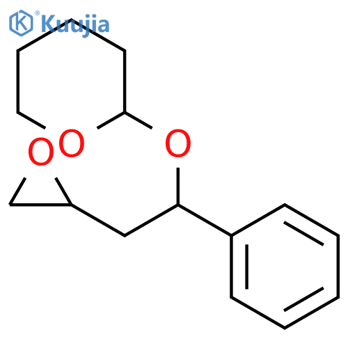 2H-Pyran, tetrahydro-2-(2-oxiranyl-1-phenylethoxy)- structure