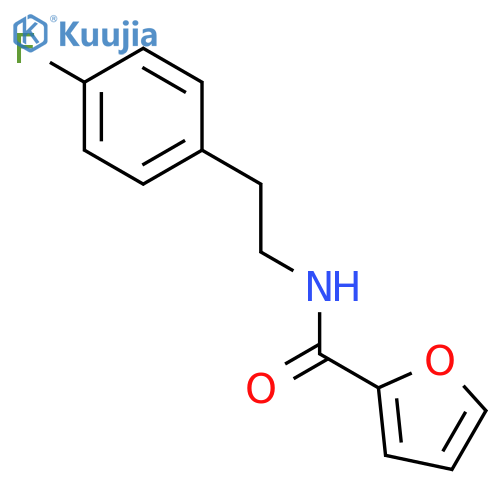 N-2-(4-fluorophenyl)ethylfuran-2-carboxamide structure
