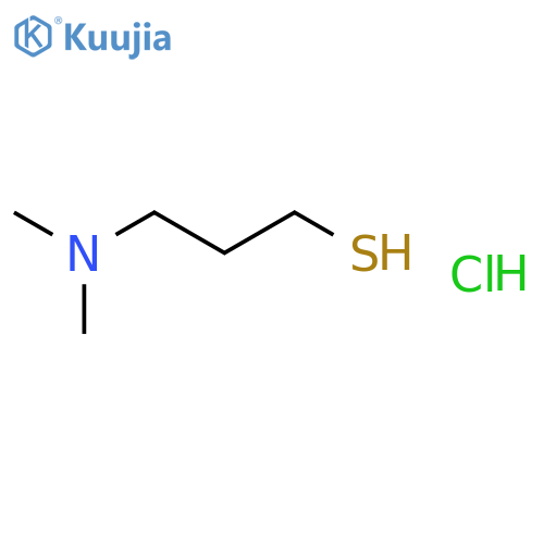 1-Propanethiol, 3-(dimethylamino)-, hydrochloride structure