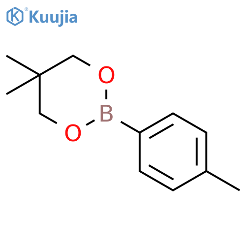 5,5-Dimethyl-2-(p-tolyl)-1,3,2-dioxaborinane structure