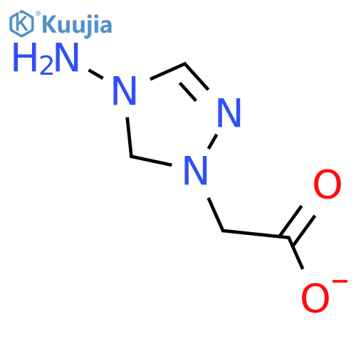 1H-1,2,4-Triazolium,4-amino-1-(carboxymethyl)-,innersalt(9CI) structure