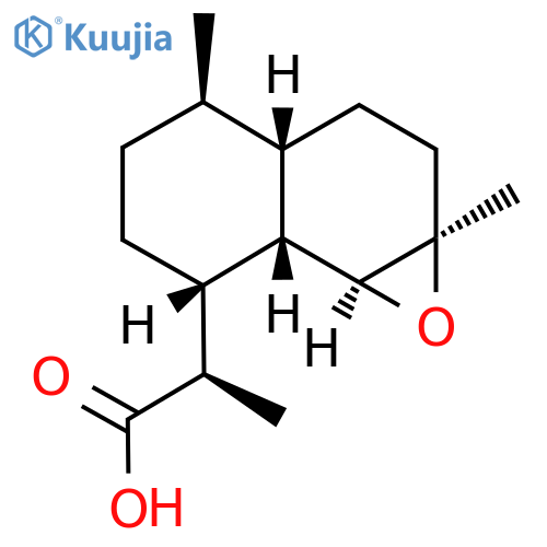 alpha-Epoxydihydroartemisinic acid structure