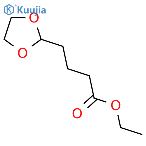 Ethyl 4-(1,3-dioxolan-2-yl)butanoate structure