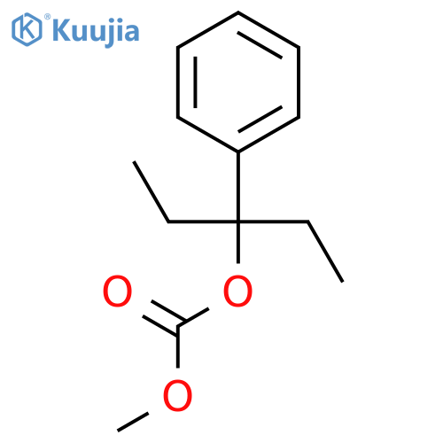 Carbonic acid, 1-ethyl-1-phenylpropyl methyl ester structure