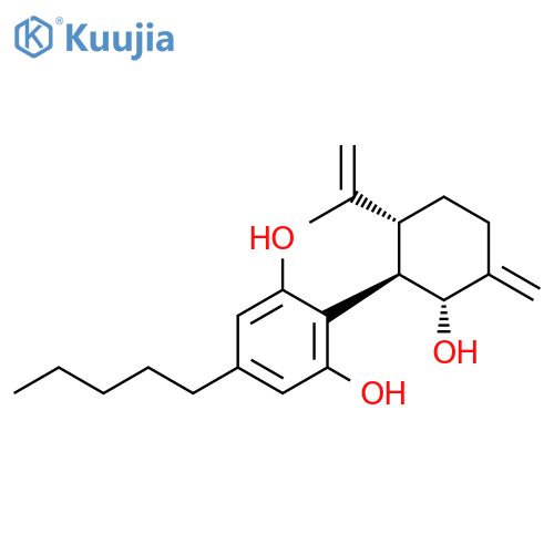 1,3-Benzenediol, 2-[(1R,2R,6R)-2-hydroxy-3-methylene-6-(1-methylethenyl)cyclohexyl]-5-pentyl- structure