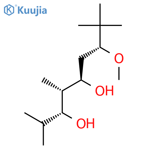 3,5-Nonanediol, 7-methoxy-2,4,8,8-tetramethyl-, (3R,4R,5R,7R)- structure