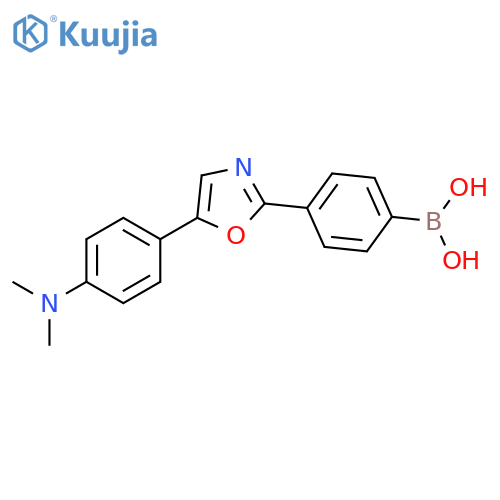 4-5-(4-Dimethylaminophenyl)oxazol-2-ylphenylboronic acid structure