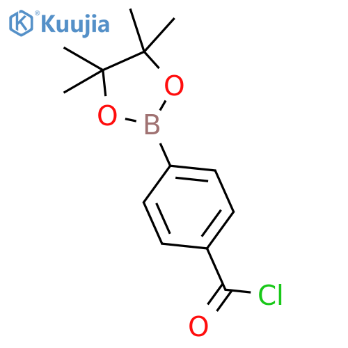 4-Chlorocarbonylphenylboronic acid pinacol ester structure