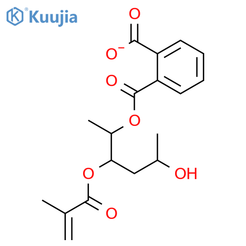 1,2-Benzenedicarboxylic acid, 2-hydroxypropyl1-methyl-2-[(2-methyl-1-oxo-2-propenyl)oxy]ethyl ester structure