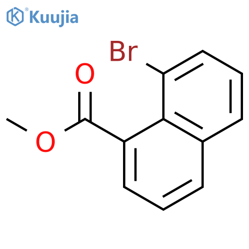 methyl 8-bromonaphthalene-1-carboxylate structure