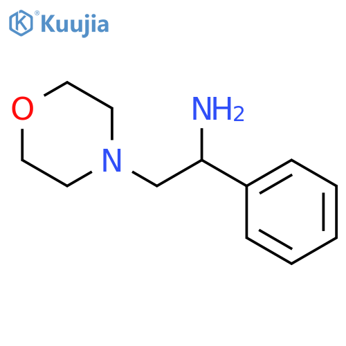 2-(morpholin-4-yl)-1-phenylethan-1-amine structure