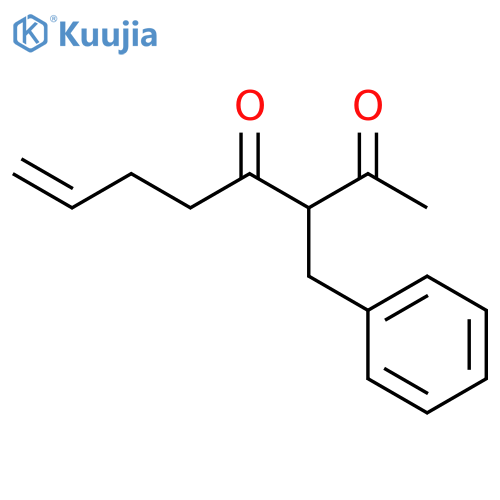 7-Octene-2,4-dione, 3-(phenylmethyl)- structure