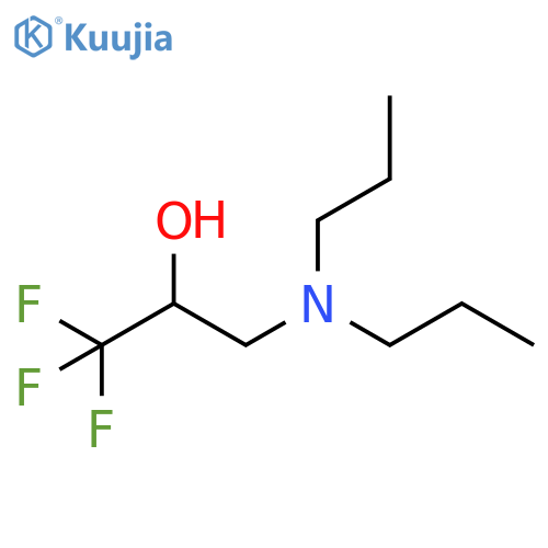3-(dipropylamino)-1,1,1-trifluoropropan-2-ol structure