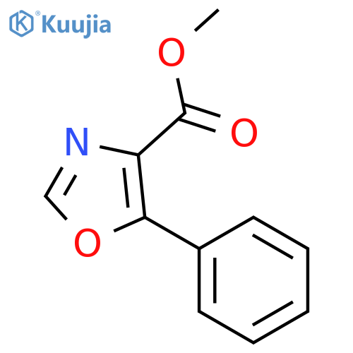 Methyl 5-phenyloxazole-4-carboxylate ,97% structure