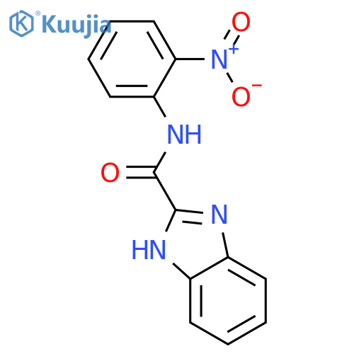 1H-Benzimidazole-2-carboxamide, N-(2-nitrophenyl)- structure
