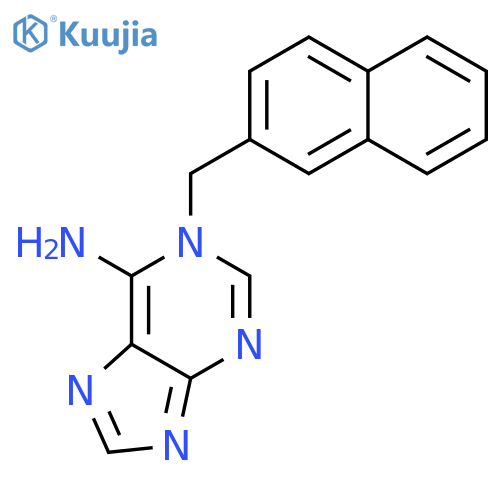 1H-Purin-6-amine, 1-(2-naphthalenylmethyl)- structure