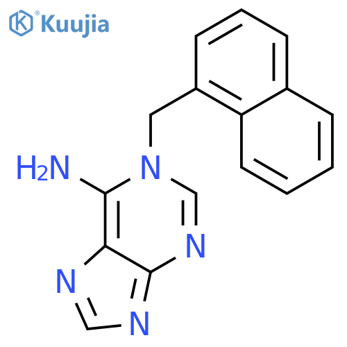 1H-Purin-6-amine, 1-(1-naphthalenylmethyl)- structure
