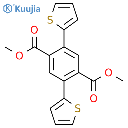 dimethyl 2,5-di(thiophen-2-yl)terephthalate structure