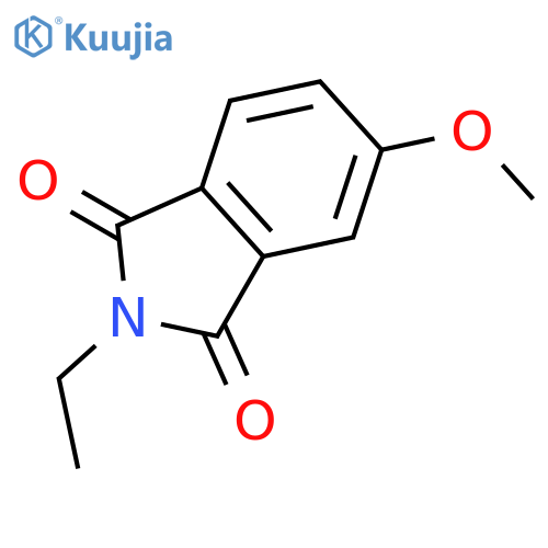 1H-Isoindole-1,3(2H)-dione, 2-ethyl-5-methoxy- structure