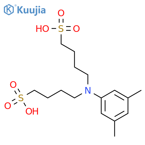 1-Butanesulfonic acid, 4,4'-[(3,5-dimethylphenyl)imino]bis- structure