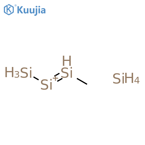 Disilenylium, 2-methyl-1-silyl-, compd. with silane (1:1) structure