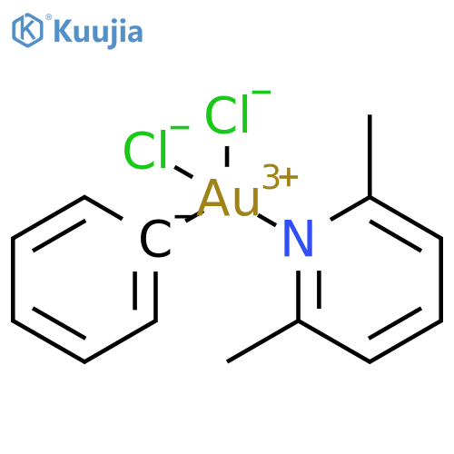 Gold, dichloro(2,6-dimethylpyridine)phenyl-, (SP-4-1)- structure