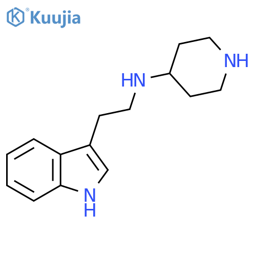 N-(2-(1H-Indol-3-yl)ethyl)piperidin-4-amine structure