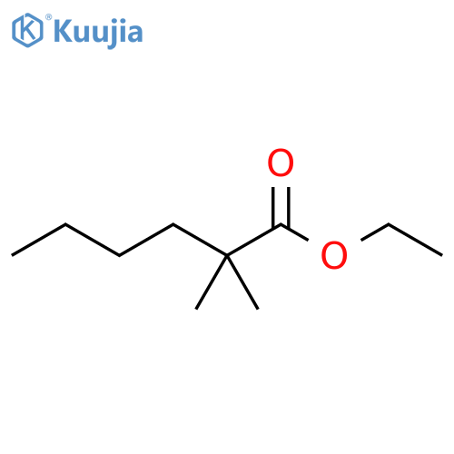 Hexanoic acid, 2,2-dimethyl-, ethyl ester structure