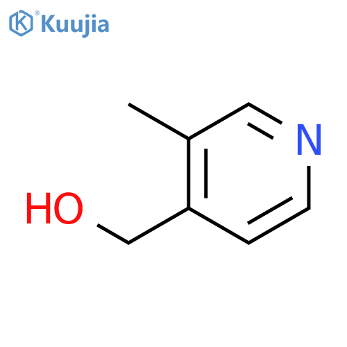 (3-Methylpyridin-4-yl)methanol structure