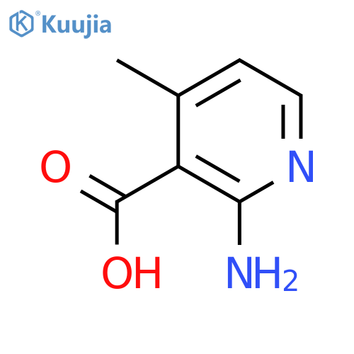 2-Amino-4-methylnicotinic acid structure