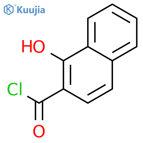 2-Naphthalenecarbonyl chloride, 1-hydroxy- structure