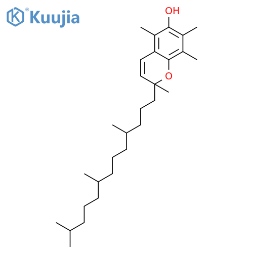 2,5,7,8-Tetramethyl-2-(4,8,12-trimethyltridecyl)-2H-1-benzopyran-6-ol structure