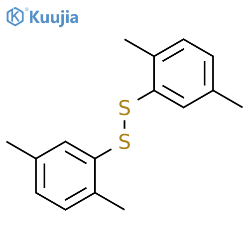 di(2,5-xylyl) disulphide structure